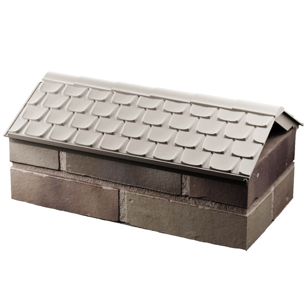 Парапет Zking Эльбрус Бежевый с посадкой на 1 кирпич (255мм) в Курске фото