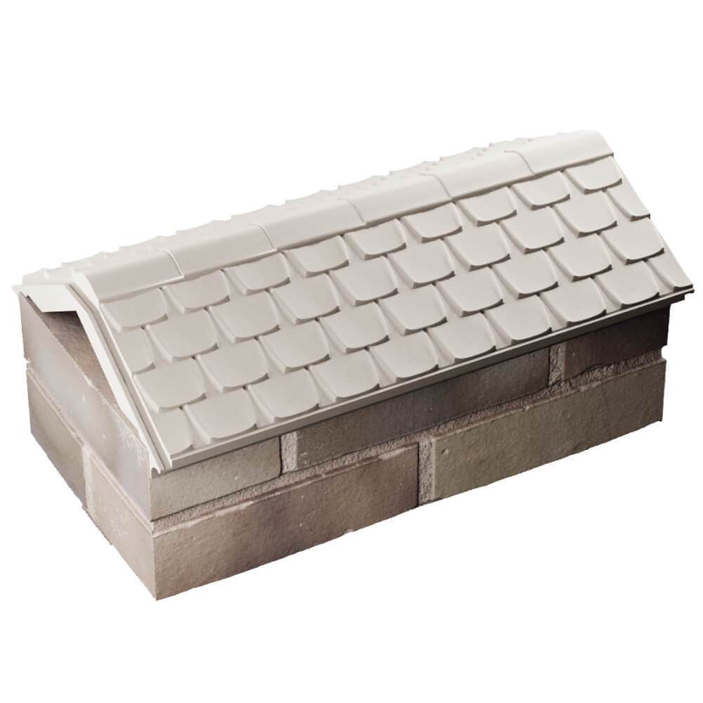 Парапет Zking Эльбрус Бежевый с посадкой на 1 кирпич (255мм) в Курске фото