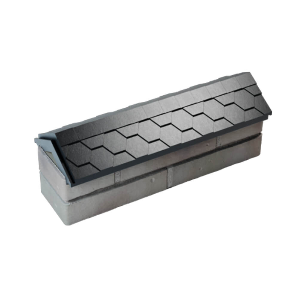 Парапет Zking Эверест Черный с посадкой на 0.5 кирпича (130мм) в Курске фото