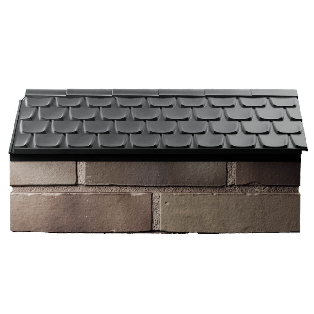 Парапет Zking Эльбрус Серый с посадкой на 1 кирпич (255мм) в Курске фото