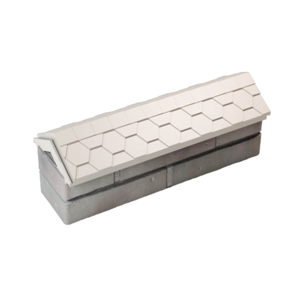 Парапет Zking Эверест Бежевый с посадкой на 0.5 кирпича (130мм) в Курске фото