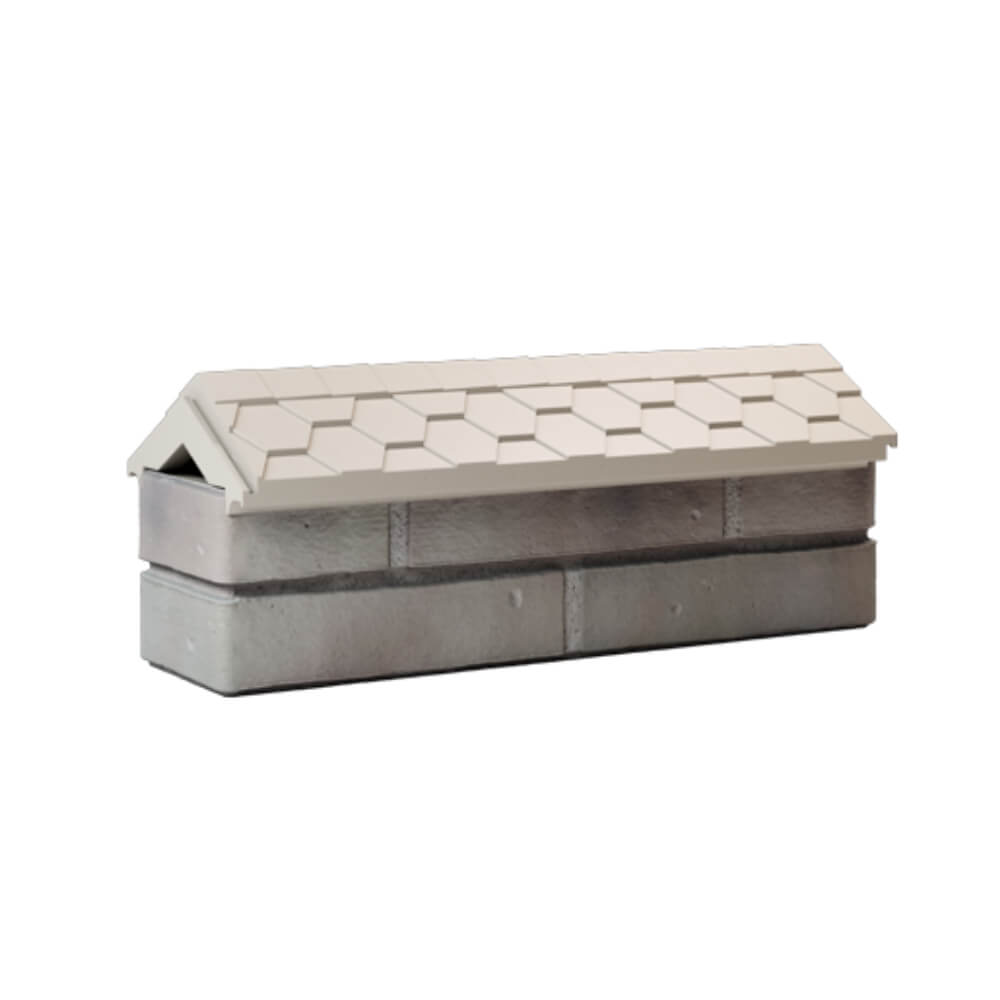 Парапет Zking Эверест Бежевый с посадкой на 0.5 кирпича (130мм) Курск фото