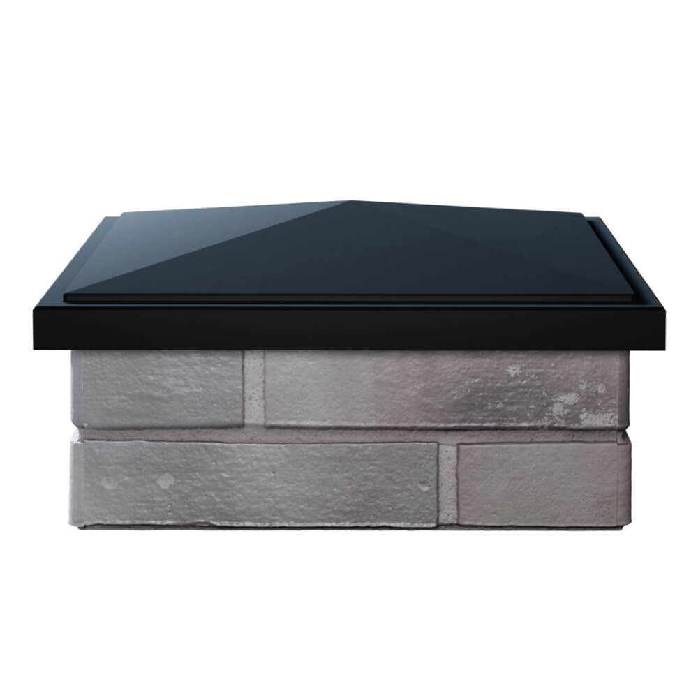 Колпак Zking БонаМоно Черный на столб 1.5х1.5 кирпича (385х385, 400х400мм) Курск фото