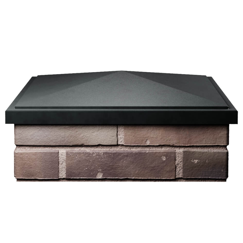 Колпак Zking БонаМоно Черный на столб 2х2 кирпича (515х515, 530х530мм) Курск фото