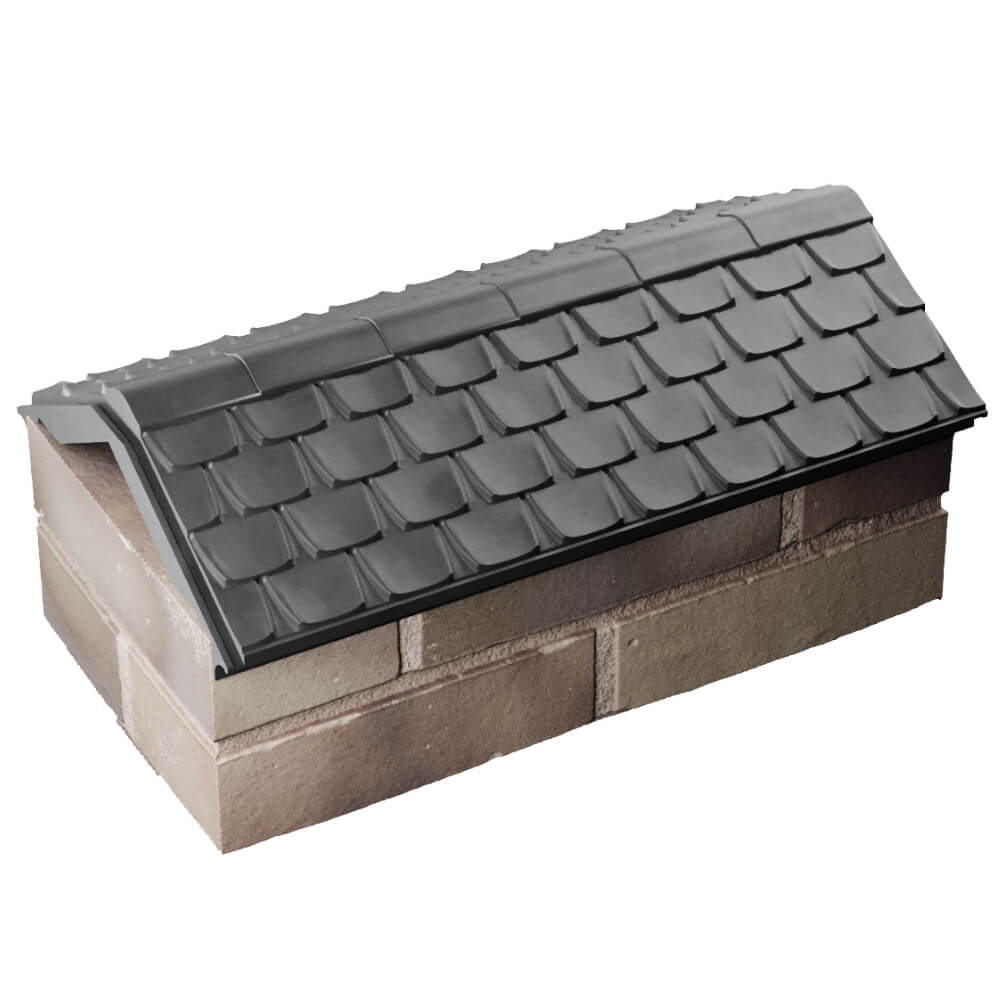 Парапет Zking Эльбрус Серый с посадкой на 1 кирпич (255мм) в Курске фото