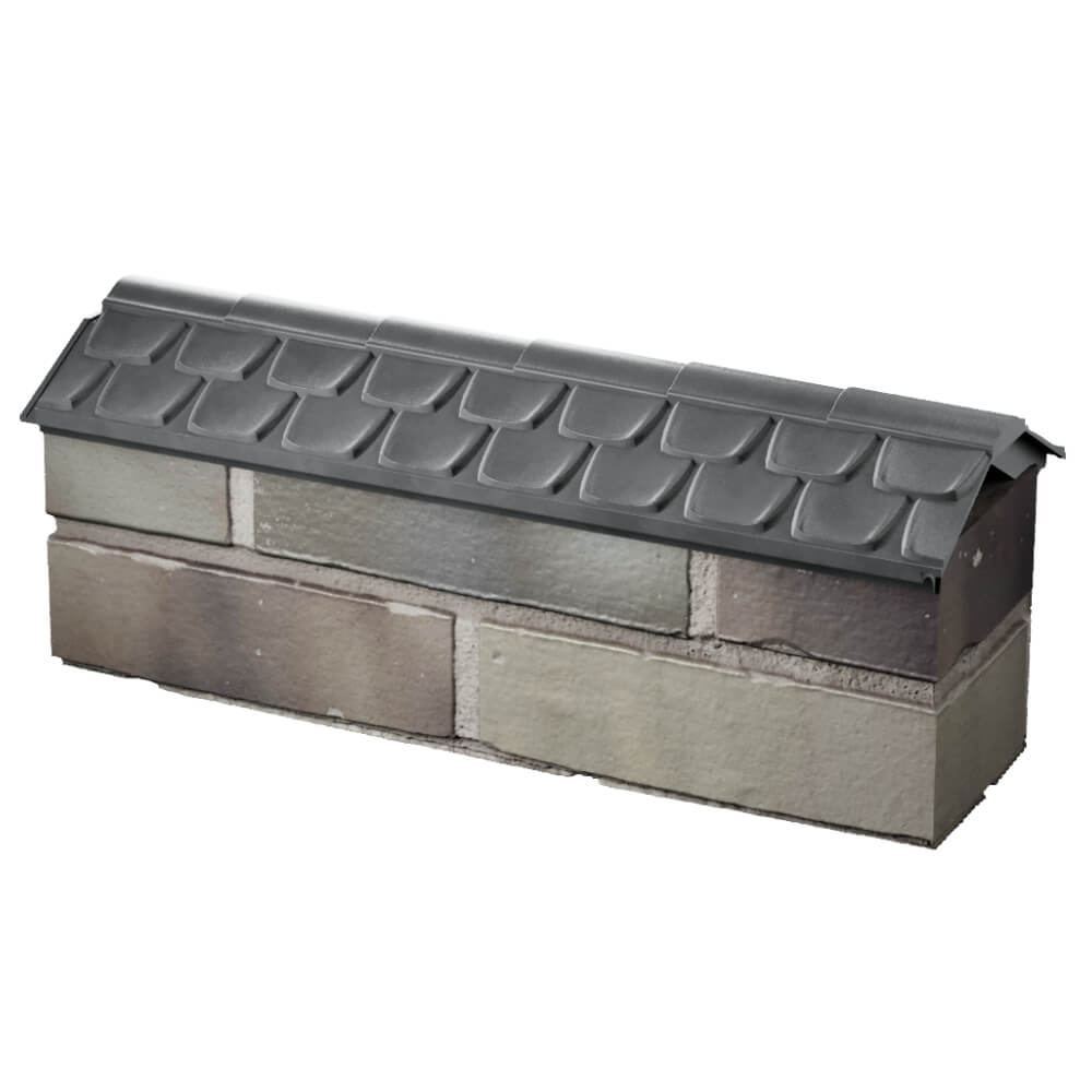 Парапет Zking Эльбрус Серый с посадкой на 0.5 кирпича (130мм) в Курске фото