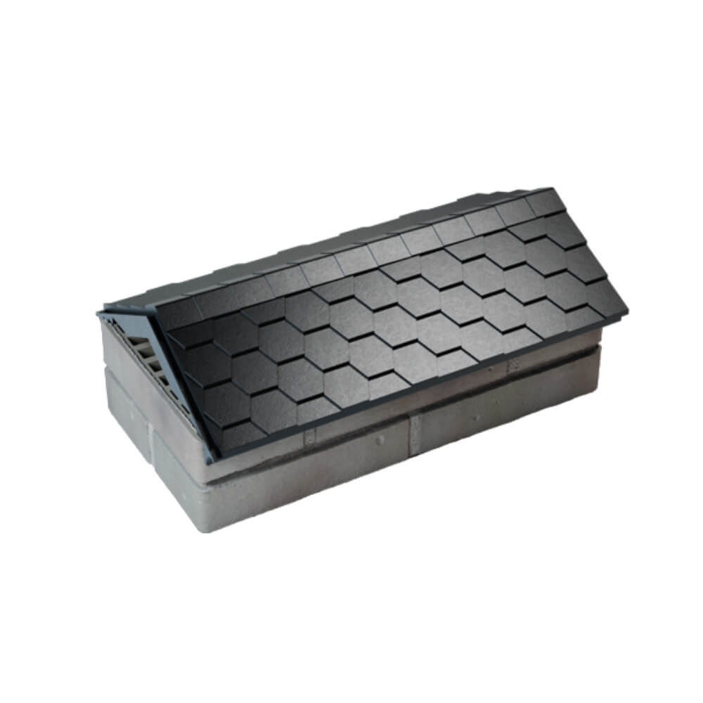 Парапет Zking Эверест Черный с посадкой на 1 кирпич (200/225/255мм) в Курске фото