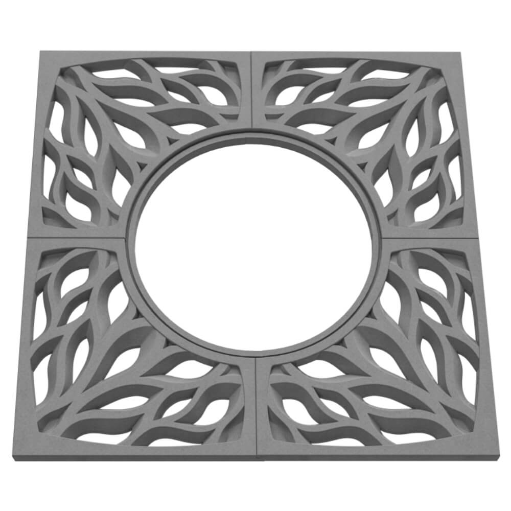 Приствольная решетка для дерева ZKING CRUST 1.2х1.2м Серая в Курске фото