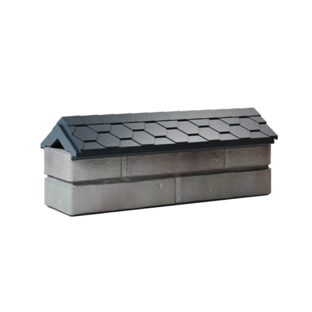 Парапет Zking Эверест Серый с посадкой на 0.5 кирпича (130мм) Курск фото