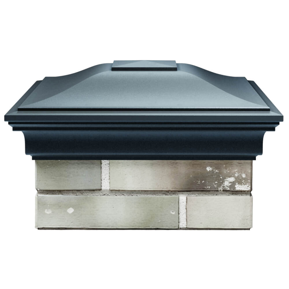 Колпак Zking Монблан Серый на столб 1.5х1.5 кирпича (385х385мм) Курск фото