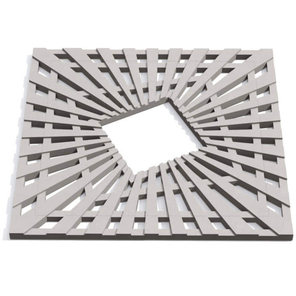 Приствольная решетка для дерева ZKING ATMOSPHERE 1.2х1.2м Бежевая Курск фото