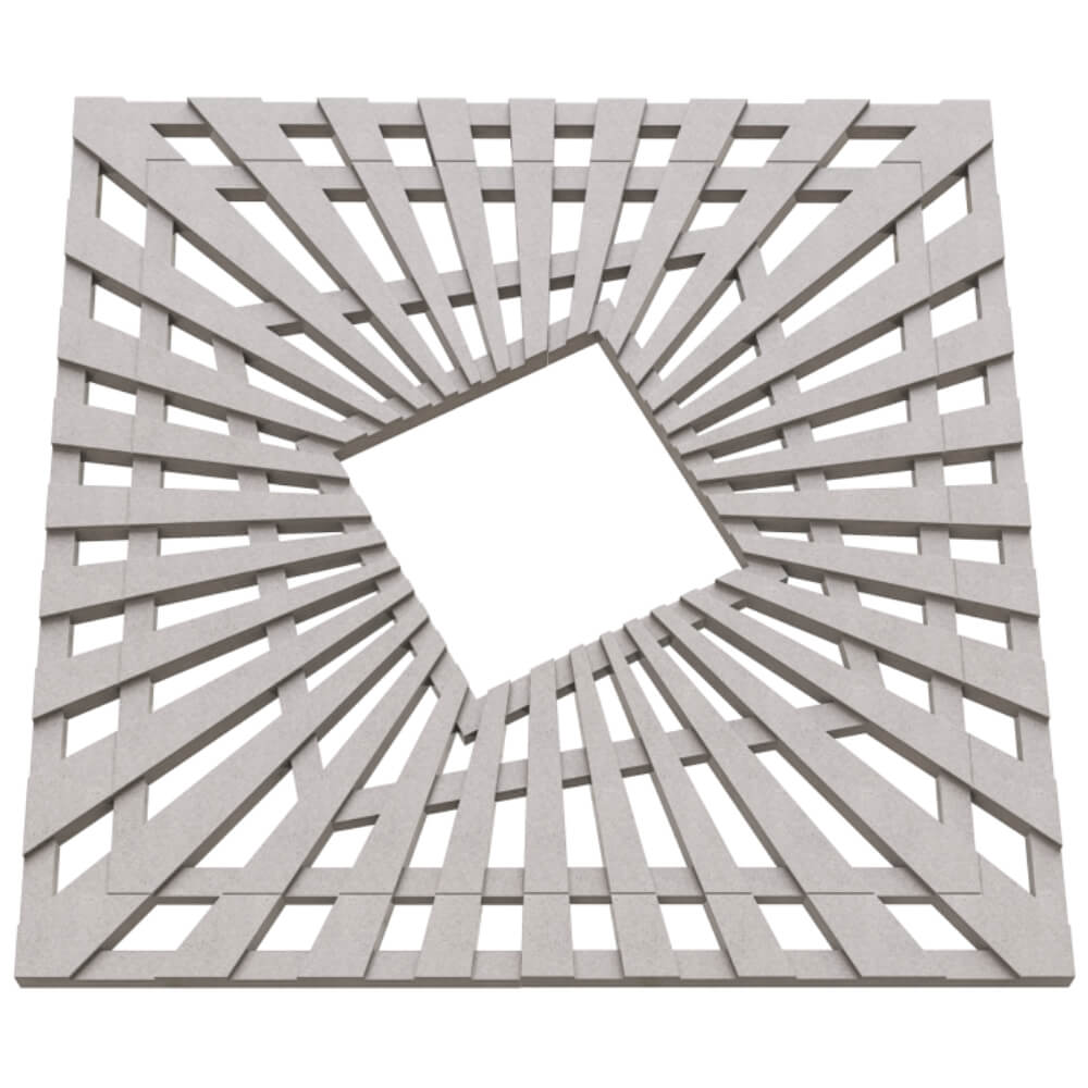 Приствольная решетка для дерева ZKING ATMOSPHERE 1.2х1.2м Бежевая в Курске фото