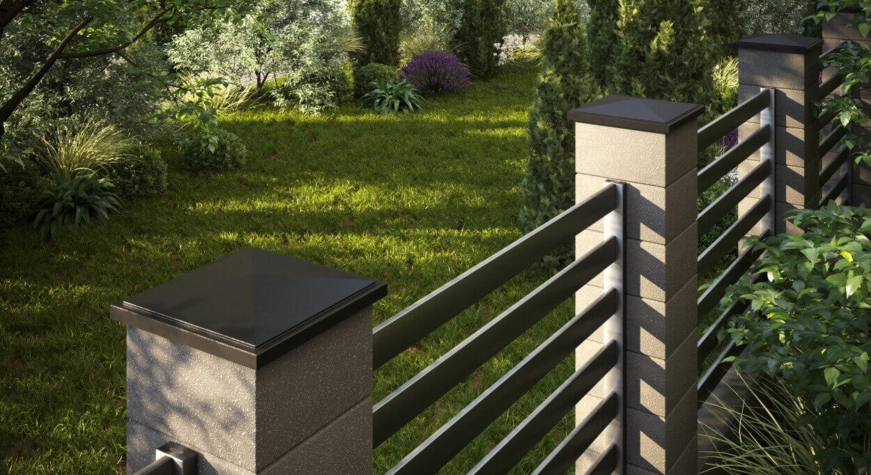 Колпак Zking БонаМоно Коричневый на столб 1.5х1.5 кирпича (385х385, 400х400мм) в Курске фото