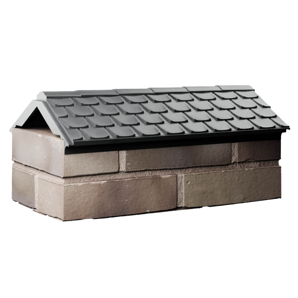 Парапет Zking Эльбрус Серый с посадкой на 1 кирпич (255мм) Курск фото