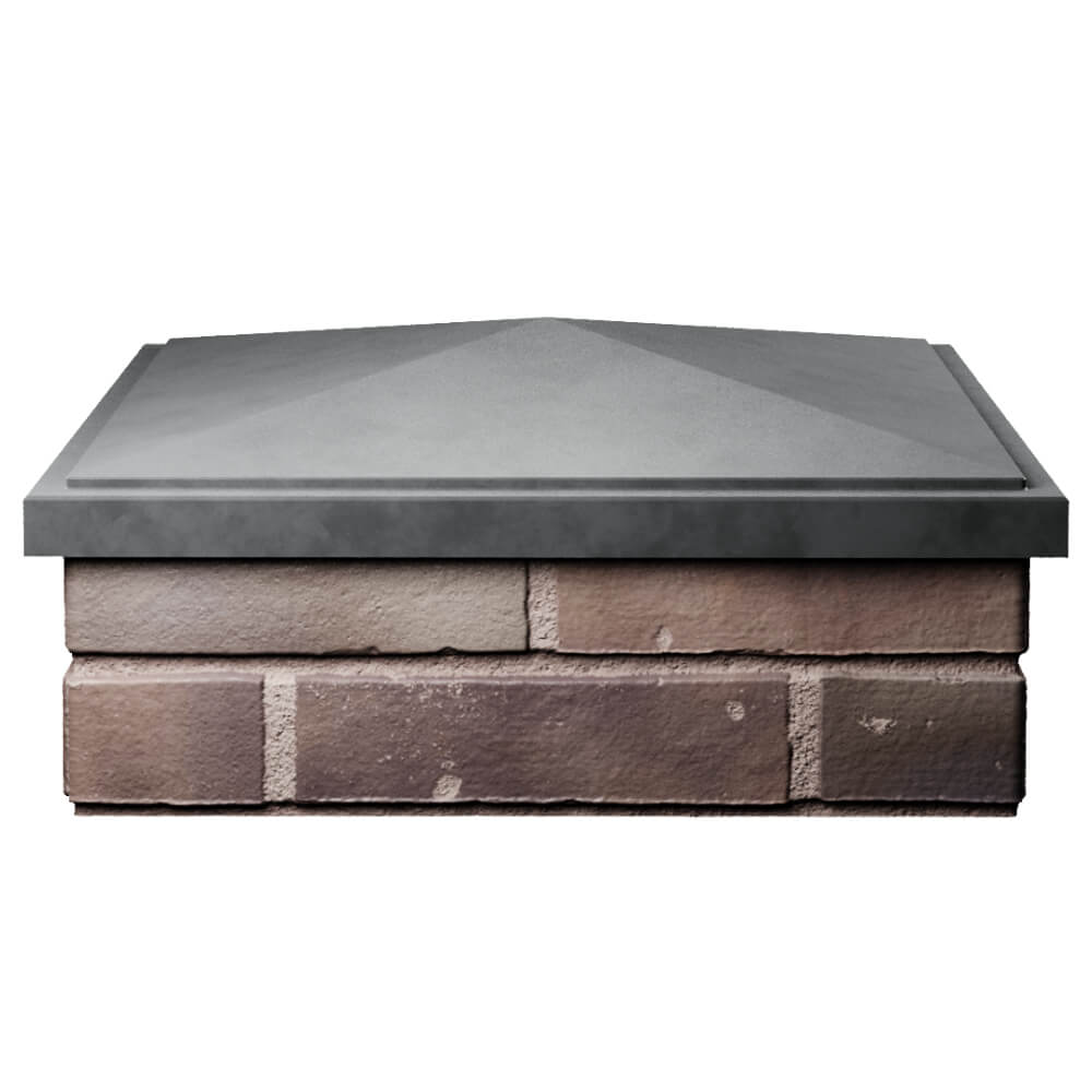 Колпак Zking БонаМоно Серый на столб 2х2 кирпича (515х515, 530х530мм) Курск фото