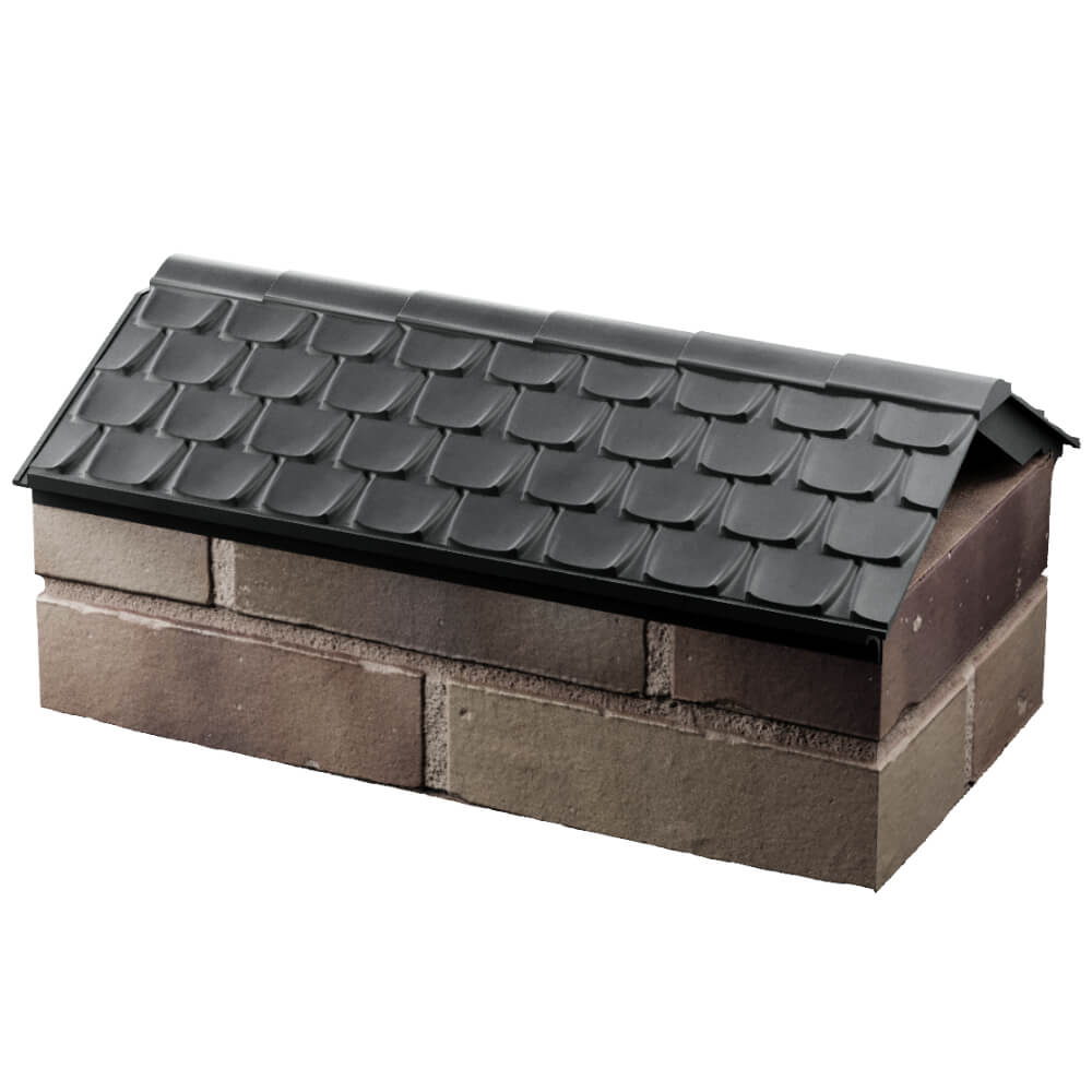 Парапет Zking Эльбрус Серый с посадкой на 1 кирпич (255мм) в Курске фото