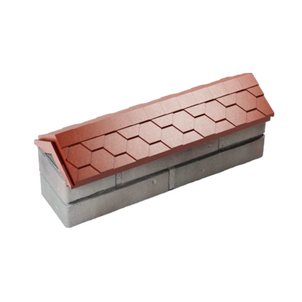 Парапет Zking Эверест Красный с посадкой на 0.5 кирпича (130мм) в Курске фото