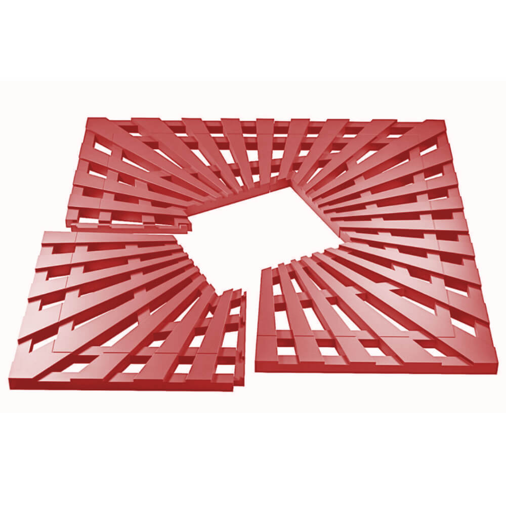 Приствольная решетка для дерева ZKING ATMOSPHERE 1.2х1.2м Красная в Курске фото