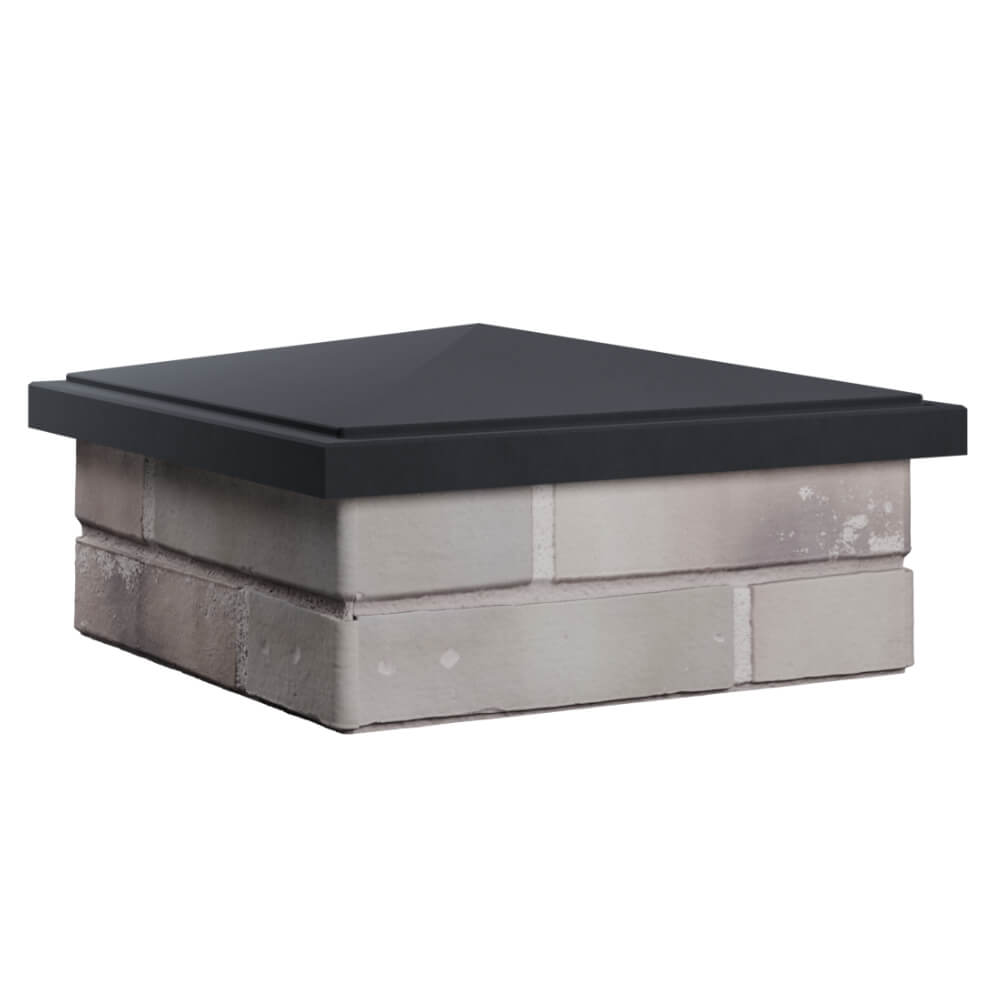 Колпак Zking БонаМоно Серый на столб 1.5х1.5 кирпича (385х385, 400х400мм) в Курске фото