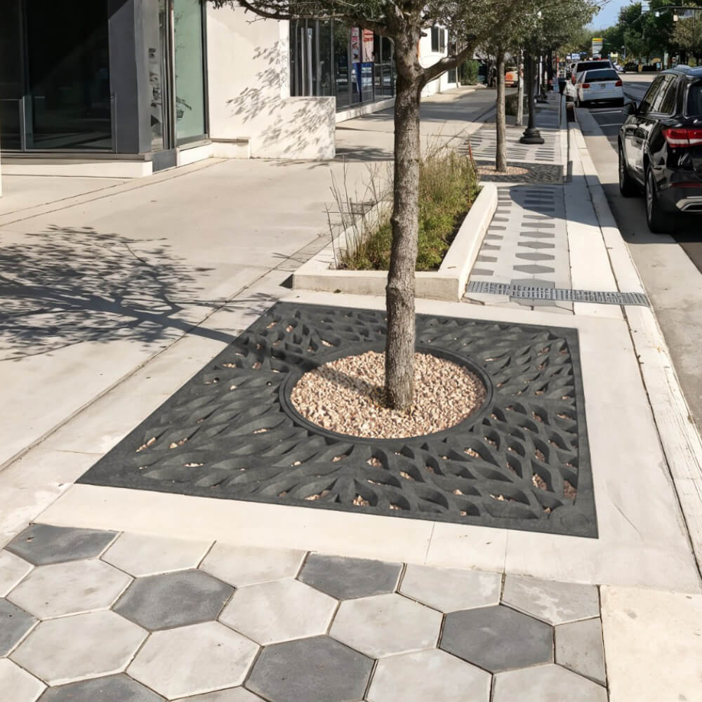 Приствольная решетка для дерева ZKING CRUST 2х2м Черная в Курске фото