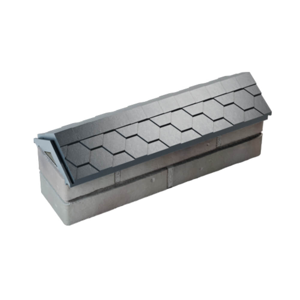 Парапет Zking Эверест Серый с посадкой на 0.5 кирпича (130мм) в Курске фото