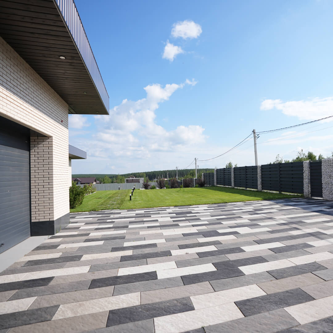 Шаговая плита STONE Черный Сланец 990х330х55мм в Курске фото